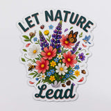Let Nature Lead Wildflower Magnet