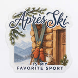 Après Ski Is My Favorite Sport Sticker