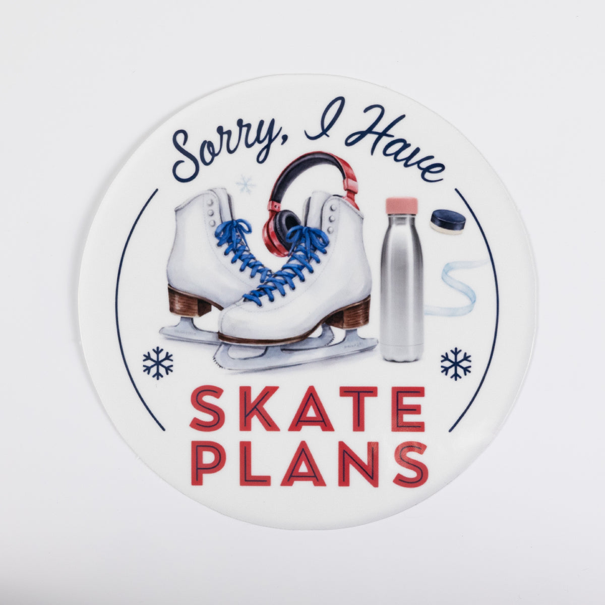 Sorry, I Have Skate Plans Ice Skating Sticker