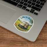 Life Is Better on the Green Golf Sticker