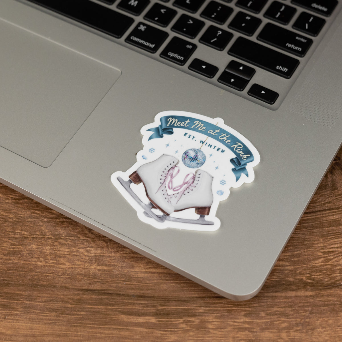 Meet Me at the Rink Ice Skating Sticker