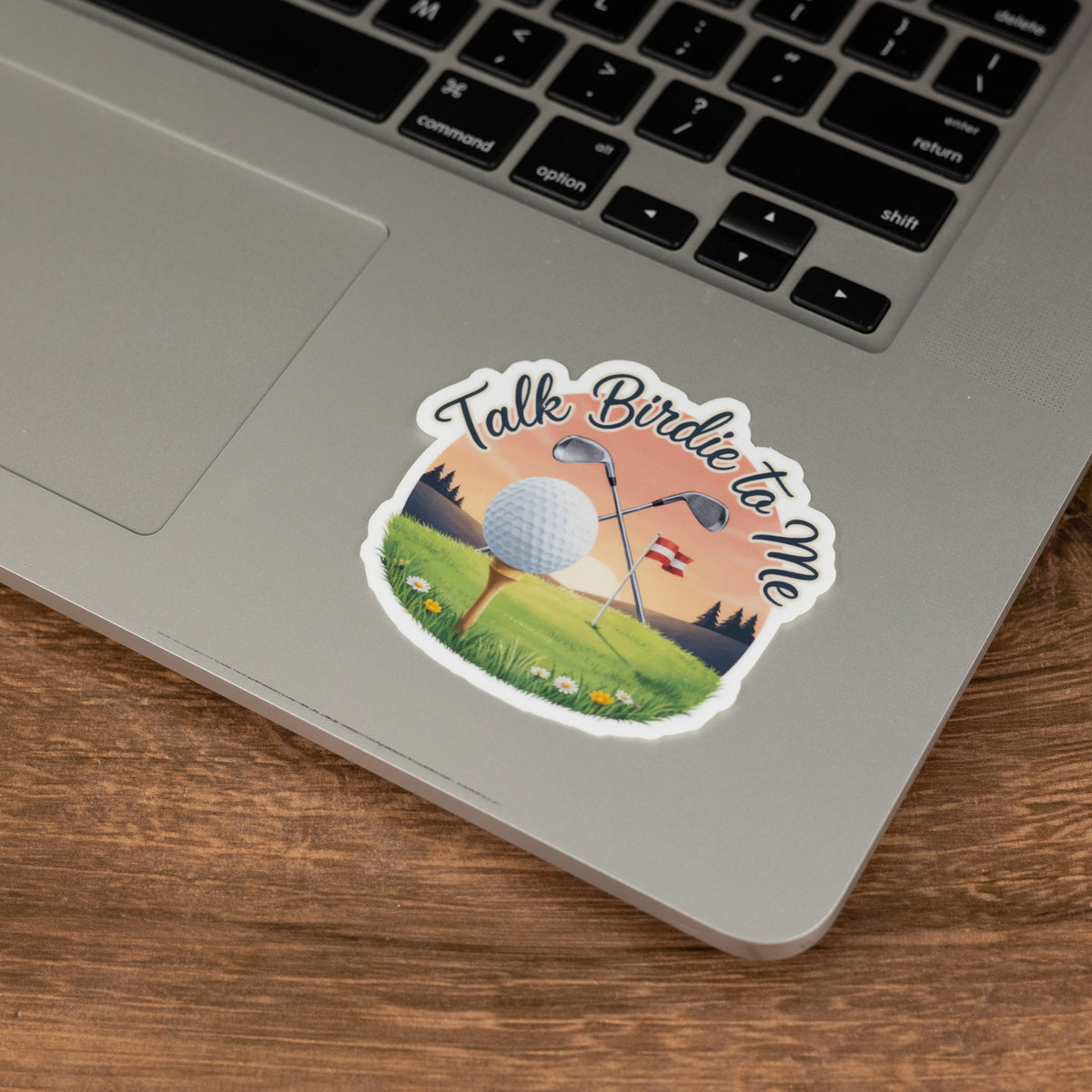 Talk Birdie to Me Golf Sticker