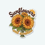 Sunflowers and Sunshine Floral Sticker